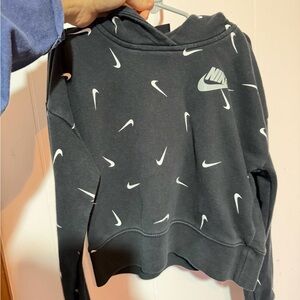 Nike Boys Black Hoodie Sweater